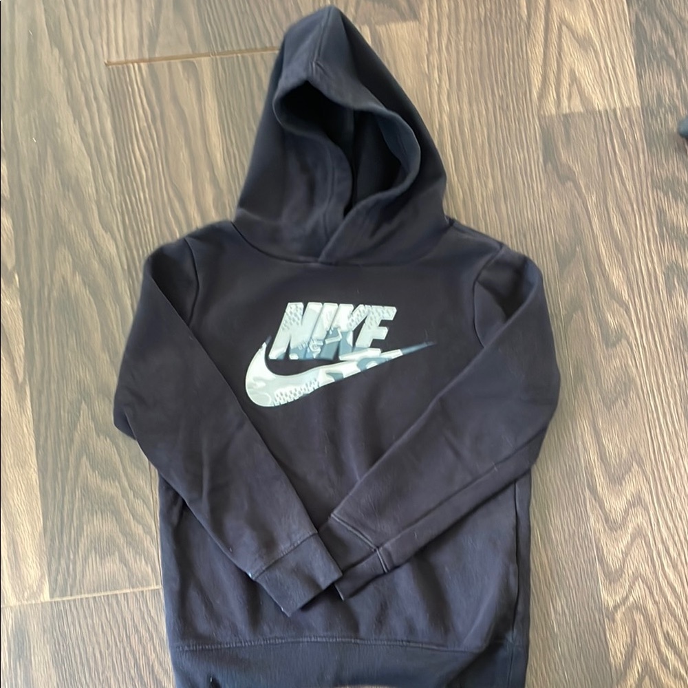 Nike Black Hoodie with Logo